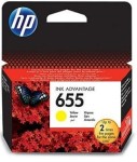 Oryginalny tusz żółty HP 655 - CZ112AE