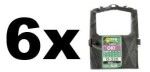 6 sztuk - taśma TFO OKI czarna Microline 320 - 9002309