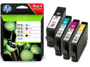 Oryginalne tusze HP 912 XL - 3YP34AE / 3YL84AE