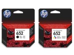 Oryginalne tusze HP 652 - F6V25AE i F6V24AE