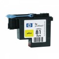 HP oryginalny głowica drukująca C4823A, HP 80, yellow, HP DesignJet 1050C, 1055CM