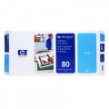 HP oryginalny głowica drukująca C4821A, HP 80, cyan, HP DesignJet 1050C, 1055CM