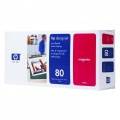HP oryginalny głowica drukująca C4822A, HP 80, magenta, HP DesignJet 1050C, 1055CM