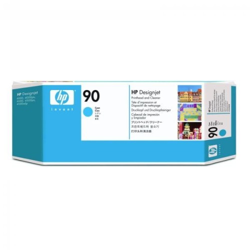 HP oryginalny głowica drukująca C5055A, HP 90, cyan, 400ml, HP DesignJet 4000, 4000ps, 4500