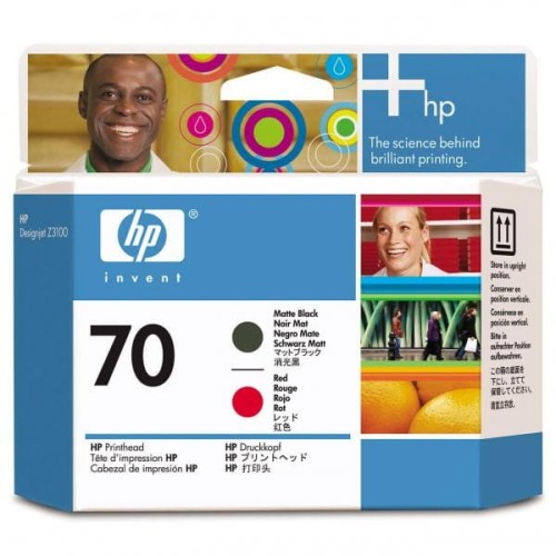 HP oryginalny głowica drukująca C9409A, HP 70, black/red, HP DesignJet Z3100