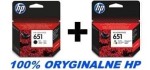 Oryginalne Tusze HP 651 - C2P10AE i C2P11AE