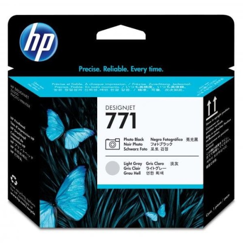 HP oryginalny głowica drukująca CE020A, HP 771, photo black/light grey, HP HP Designjet Z6200, Z6600, Z6800