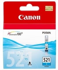 Oryginalny tusz niebieski Canon CLI-521C