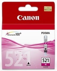 Oryginalny tusz czerwony Canon CLI-521M