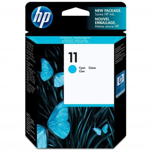 HP oryginalny ink / tusz C4836AE, HP 11, cyan, 1750s, 28ml, HP Business InkJet 2xxx, DesignJet 100, 10PS, 20PS