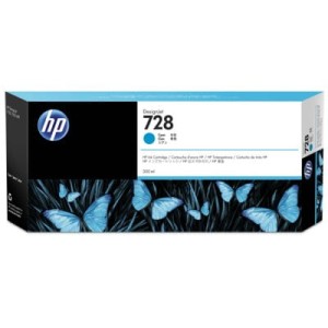 Oryginalny niebieski tusz HP 728 XL - F9K17A