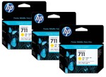 Oryginalny żółty tusz CZ136A HP 711