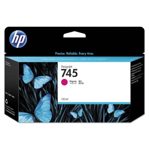HP oryginalny ink / tusz F9J95A, HP 745, magenta, 130ml, HP DesignJet HD Pro MFP, DesignJet Z2600, Z5600