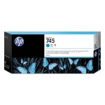 Oryginalny niebieski tusz HP 745 XL - F9K03A 