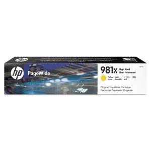 Oryginalny żółty tusz HP 981X XL - L0R11A 