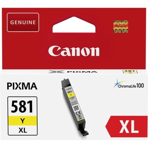 Canon oryginalny ink / tusz CLI-581Y XL, yellow, 8,3ml, 2051C001, very high capacity, Canon PIXMA TR7550,TR8550,TS6150,TS6151,TS81