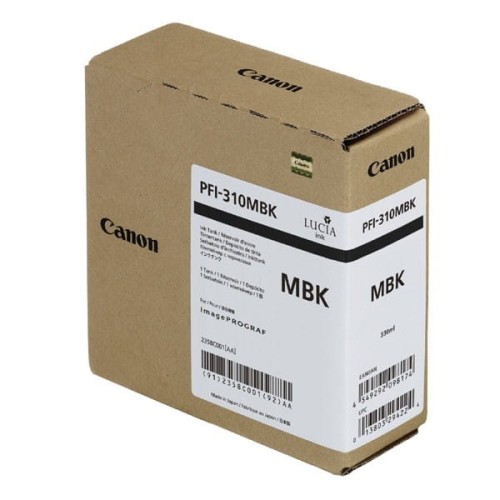 Canon oryginalny ink / tusz PFI310MBK, matte black, 330ml, 2358C001, Canon TX-2000, TX-3000, TX-4000