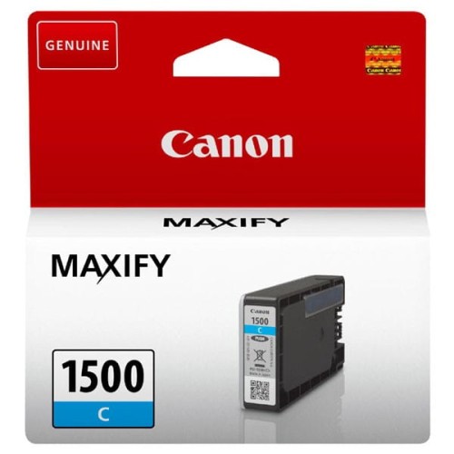 Canon oryginalny ink / tusz PGI-1500 C, cyan, 300s, 4.5ml, 9229B001, Canon MAXIFY MB2050,MB2150,MB2155,MB2350,MB2750,MB2755