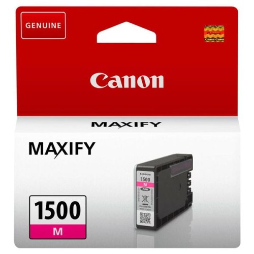 Canon oryginalny ink / tusz PGI-1500 M, magenta, 300s, 4.5ml, 9230B001, Canon MAXIFY MB2050,MB2150,MB2155,MB2350,MB2750,MB2755
