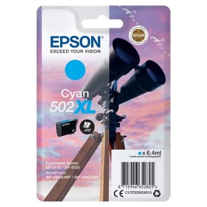 Oryginalny niebieski tusz Epson 502 XL