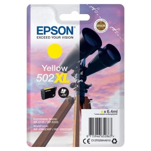 Oryginalny żółty tusz Epson 502 XL