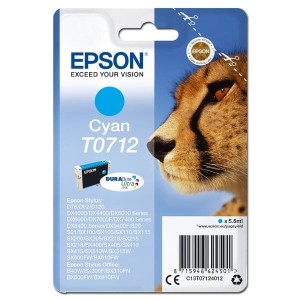 Oryginalny niebieski tusz Epson T0712