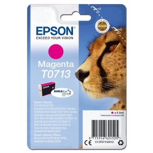 Oryginalny czerwony tusz Epson T0713