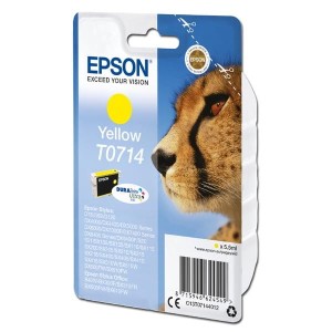 Oryginalny żółty tusz Epson T0714