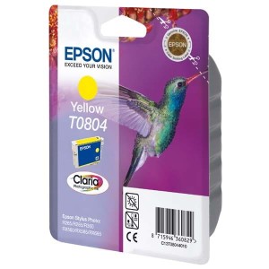 Oryginalny żółty tusz Epson T0804