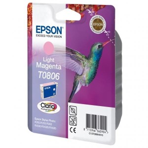 Oryginalny jasnoczerwony tusz Epson T0806