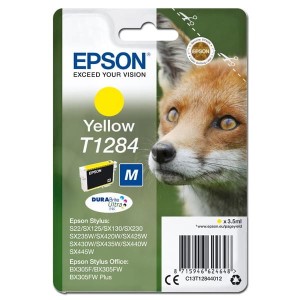 Oryginalny żółty tusz Epson T1284