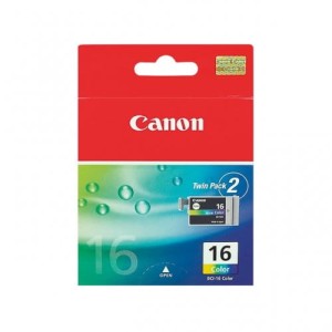 Oryginalny kolorowy tusz Canon BCI-16C - 2szt.