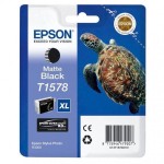 Oryginalny czarny matowy tusz Epson - T1578 XL