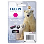Oryginalny czerwony tusz Epson 26 - T2613