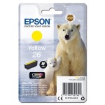 Oryginalny żółty tusz Epson 26 - T2614