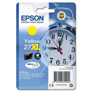 Oryginalny żółty tusz Epson 27XL - T2714