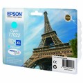 Epson oryginalny ink / tusz C13T70224010, XL, cyan, 2000s, Epson WorkForce Pro WP4000, 4500 series