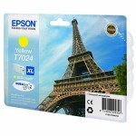 Oryginalny żółty tusz Epson XL - T7024