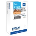 Epson oryginalny ink / tusz C13T70124010, XXL, cyan, 3400s, Epson WorkForce Pro WP4000, 4500 series