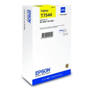 Oryginalny żółty tusz Epson XXL - T7544 