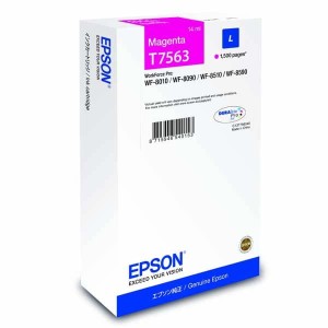Oryginalny czerwony tusz Epson L - T7563