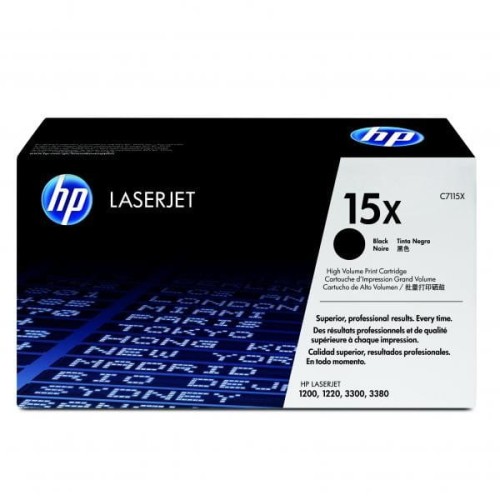 HP oryginalny toner C7115X, black, 3500s, HP 15X, HP LaserJet 1000, 1200, 1200n, 1220, 3300mfp, 3320mfp, O