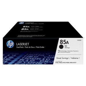 Oryginalny czarny toner HP 85A - 2-pack