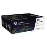 Komplet oryginalnych tonerów CMY HP 305A - CF370AM