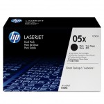 Oryginalny czarny toner HP 05X - 2-pack