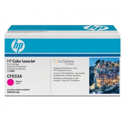 HP oryginalny toner CF033A, magenta, 12500s, HP 646A, HP Color LaserJet CM4540, 4540f, 4540fskm, O