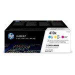 Oryginalne tonery HP 410X - 3-pack CMY