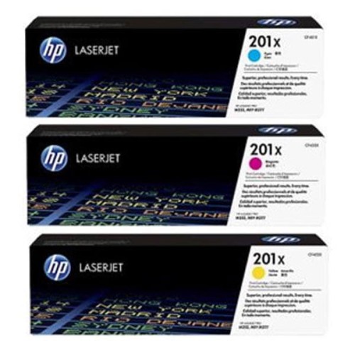 HP oryginalny toner CF253XM, CMY, 6900 (3x2300)s, HP 201X, HP Color LaserJet MFP M277, Pro M252, M274, 3szt, O