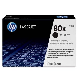 Oryginalny czarny toner HP 80X - CF280X