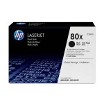 Oryginalny czarny toner HP 80X - 2-pack